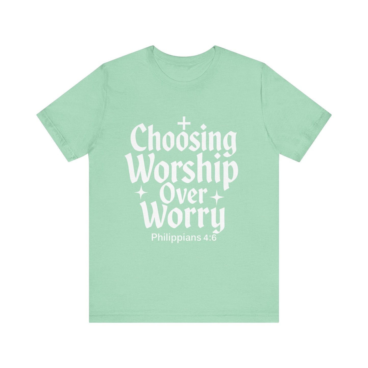 Faith-Inspired Unisex Tee: Choosing Worship Over Worry, Christian Apparel, Inspirational Gift, Spiritual T-Shirt, Everyday Wear, Gift [...]