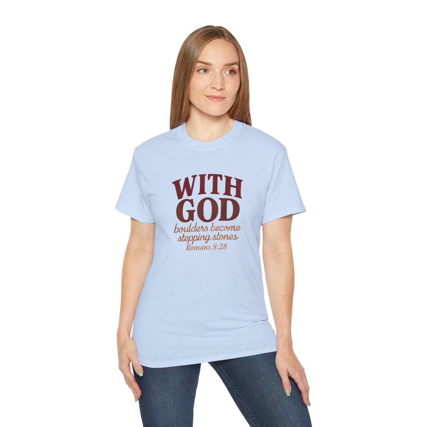 Faith-Inspired Unisex Tee, Inspirational T-Shirt, Spiritual Gift, Bible Verse Apparel, Christian Clothing, Everyday Wear