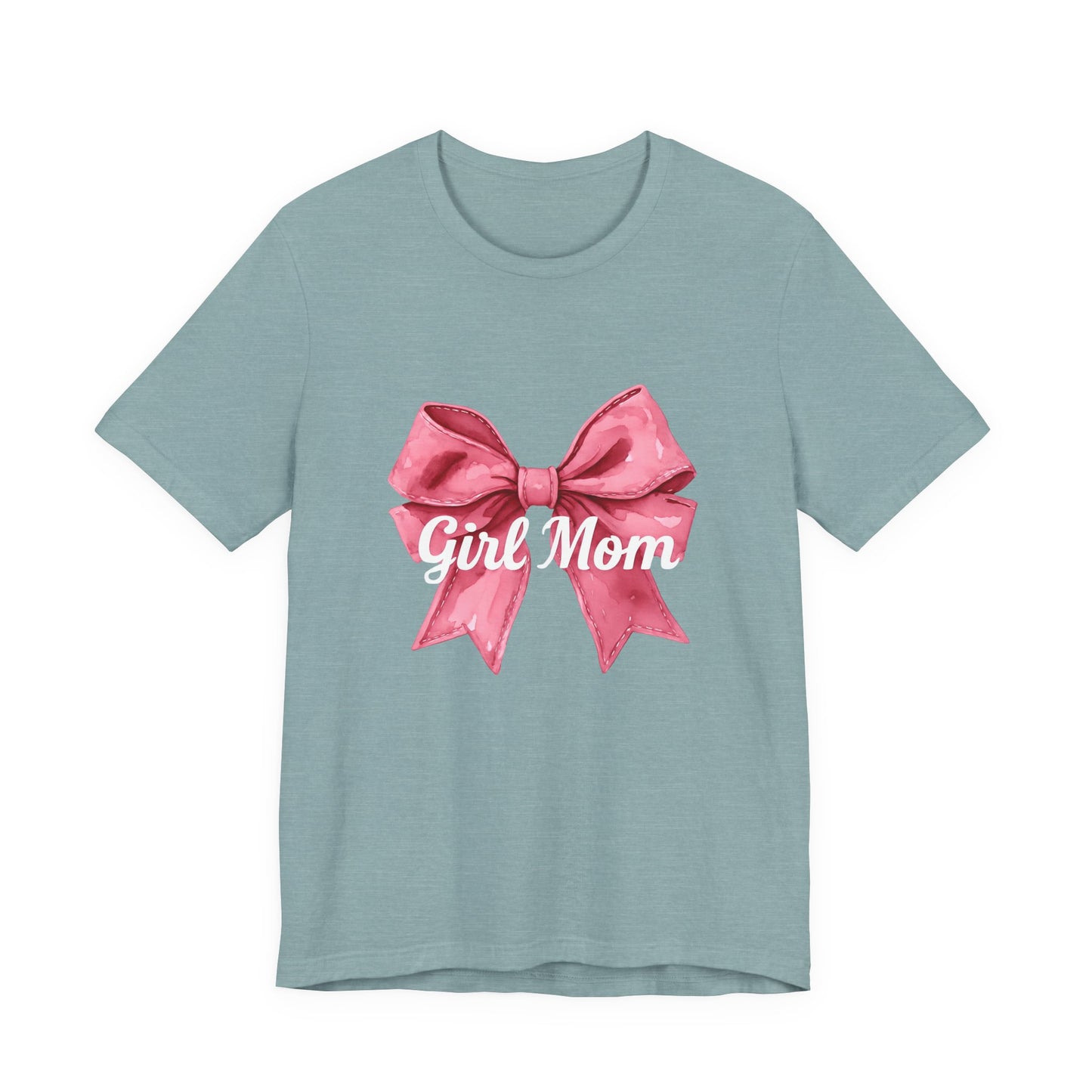 Cute Girl Mom T-Shirt | Unisex Jersey Tee for Moms, Mother's Day Gift, Family Matching Outfits, Birthday Present, Gift for Her