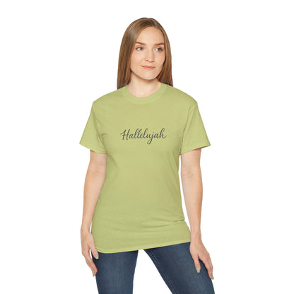 Hallelujah Unisex Ultra Cotton Tee - Casual Graphic Shirt, Faith-Based Apparel, Gifts for Christian Friends, Spring Fashion, [...]