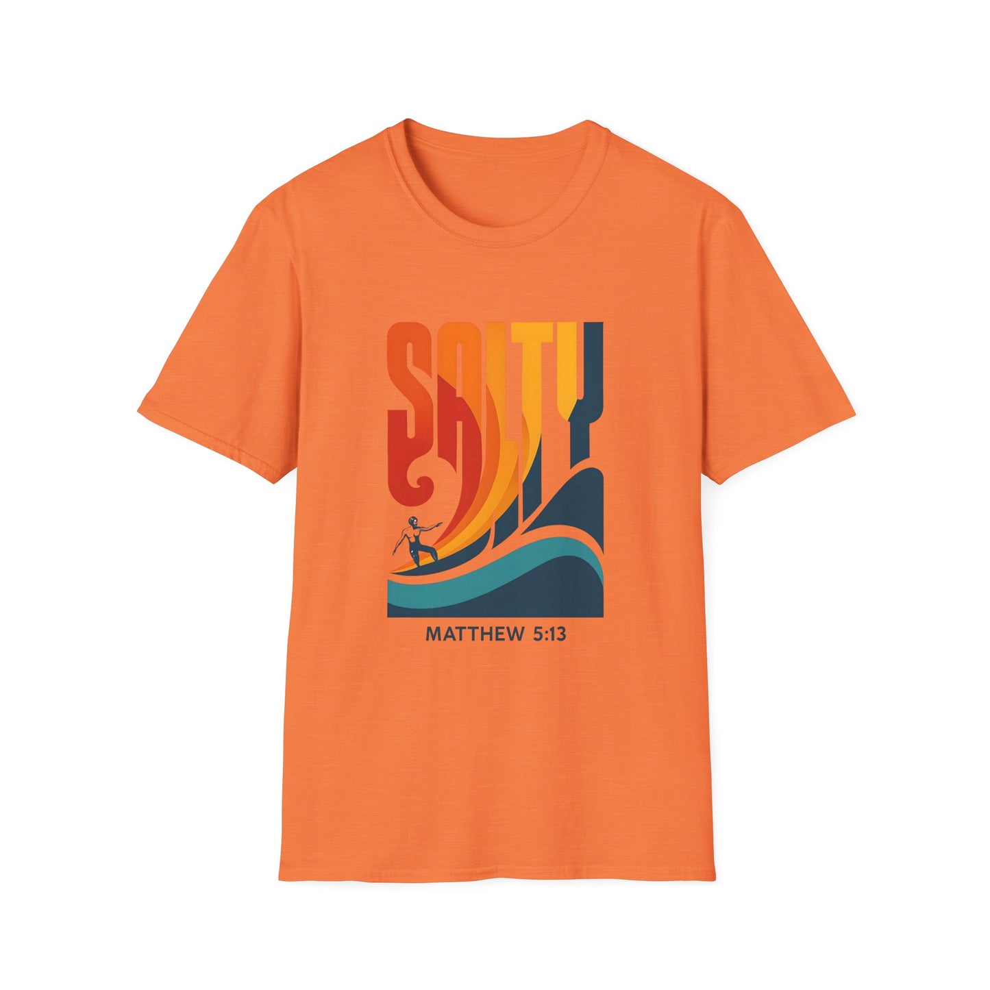 Salty Graphic Unisex T-Shirt, Comfortable Casual Wear, Beach Vibe Shirt, Christian Gift, Summer Outfit
