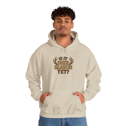 Deer Season Hooded Sweatshirt - Cozy Apparel for Hunters, Great for Fall Adventures, Camping, or Casual Outings, Gift for Outdoorsy Friends