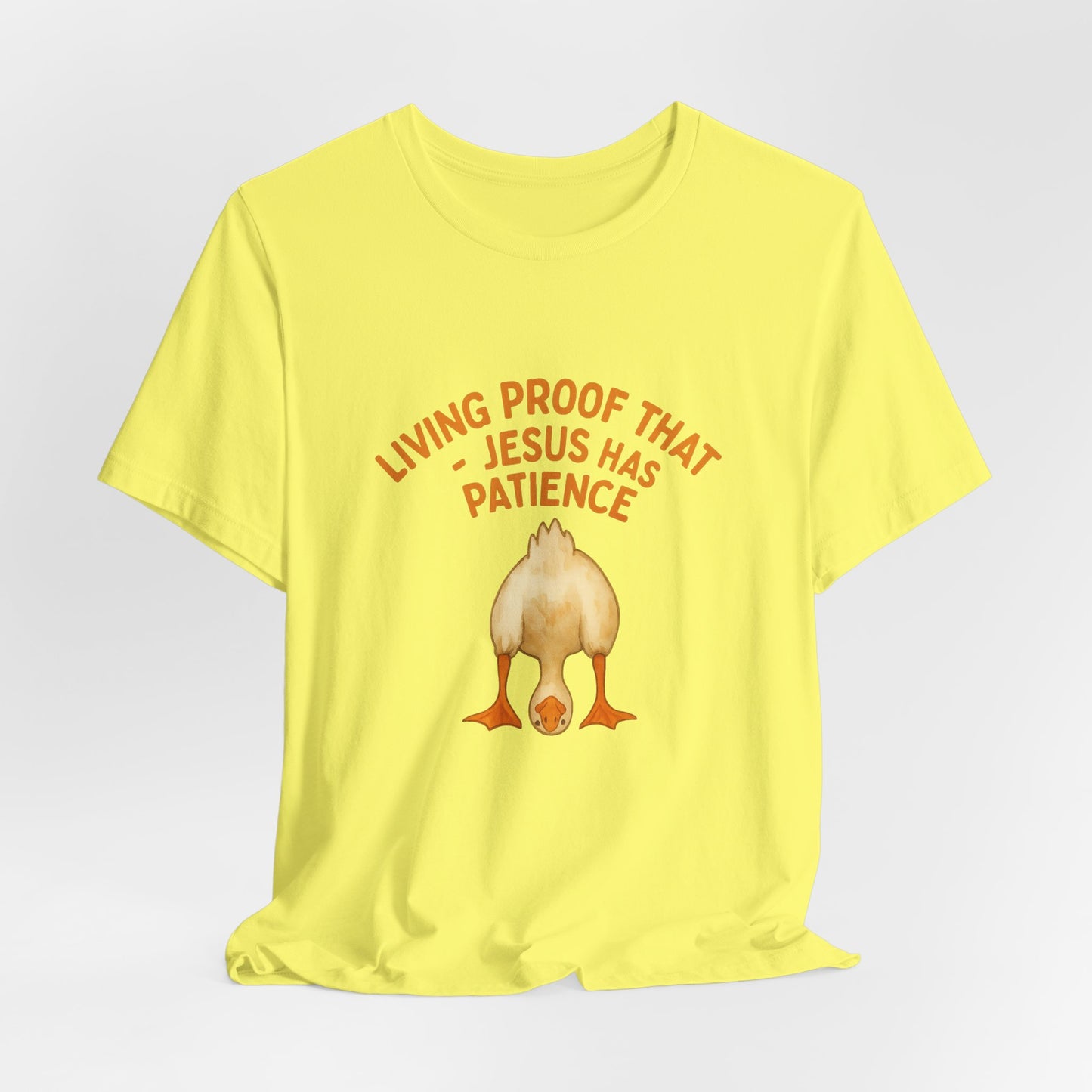 Funny Religious Tee, Living Proof Tee, Gift for Believers, Humorous Christian Shirt, Soft Casual Wear