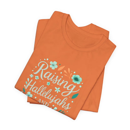 Floral Inspirational T-Shirt, Casual Unisex Tee, Gift for Her, Mother's Day, Everyday Wear, Colorful Quote Shirt