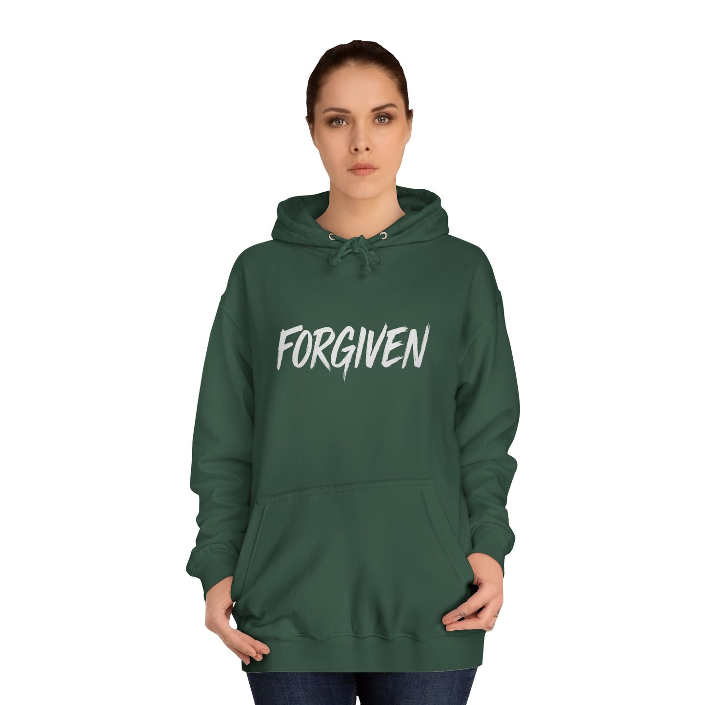 Forgiven Unisex College Hoodie - Cozy Spirit Wear, Perfect for Students, Gifts for College Graduates, Casual Everyday Wear, Fall and [...]