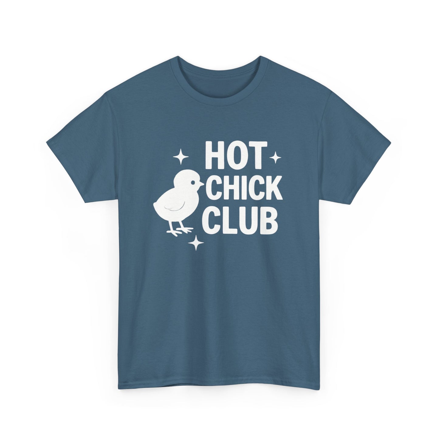 Hot Chick Club Unisex Heavy Cotton Tee, Fun Graphic T-Shirt for Trendy Women, Cute Casualwear, Perfect Gift for Chick Friends, Summer [...]