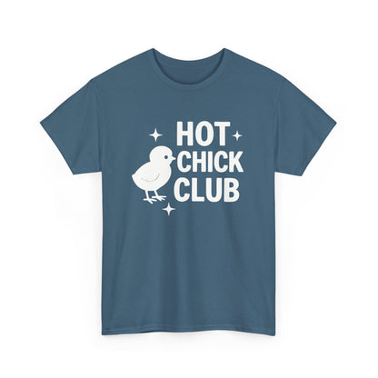 Hot Chick Club Unisex Heavy Cotton Tee, Fun Graphic T-Shirt for Trendy Women, Cute Casualwear, Perfect Gift for Chick Friends, Summer [...]