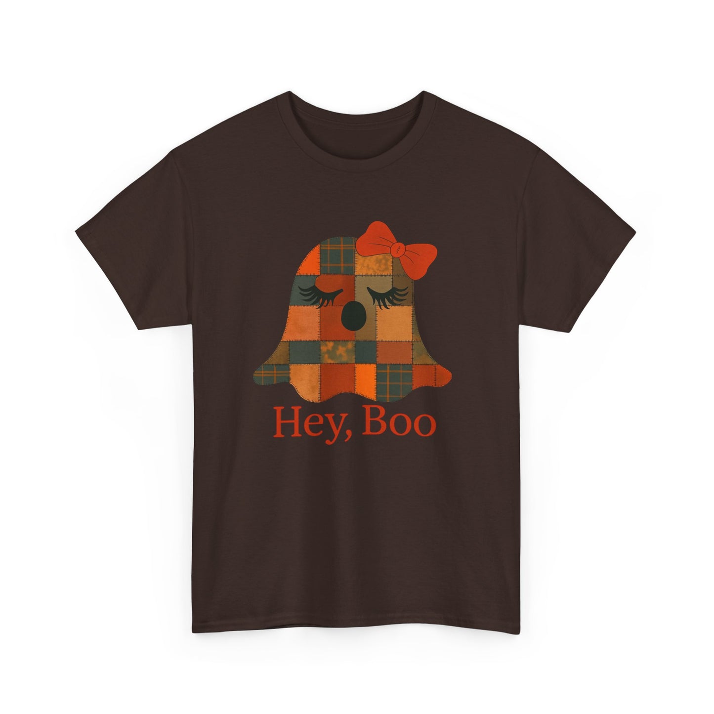 Hey Boo Halloween Tee, Unisex Cotton Shirt for Ghost Lovers, Spooky Apparel, Cute Halloween Gift, Trick or Treat Shirt