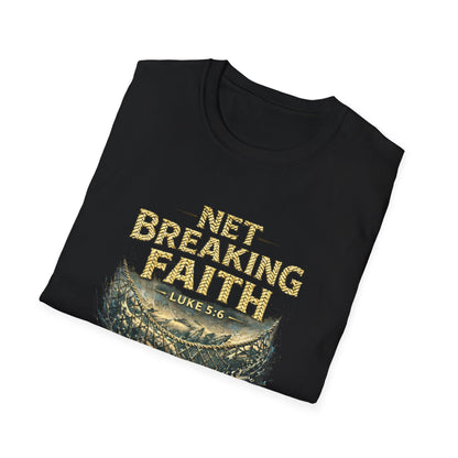 Net Breaking Faith T-Shirt — Vintage Fishing Faith Graphic Tee