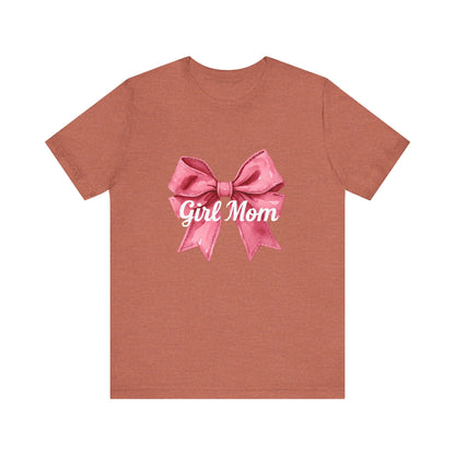 Cute Girl Mom T-Shirt | Unisex Jersey Tee for Moms, Mother's Day Gift, Family Matching Outfits, Birthday Present, Gift for Her