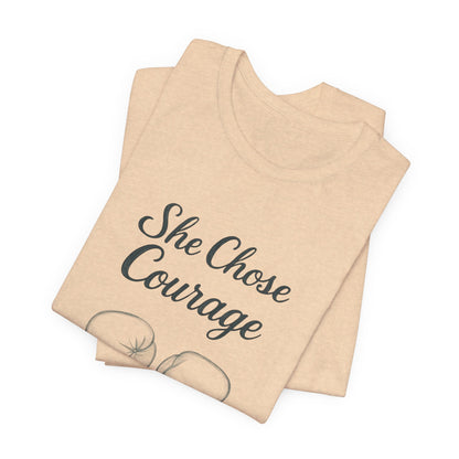 Courage T-Shirt, Inspirational Tee, Motivational Gift, Unisex Casual Wear, Esther 4:16 Quote, Fitness Apparel