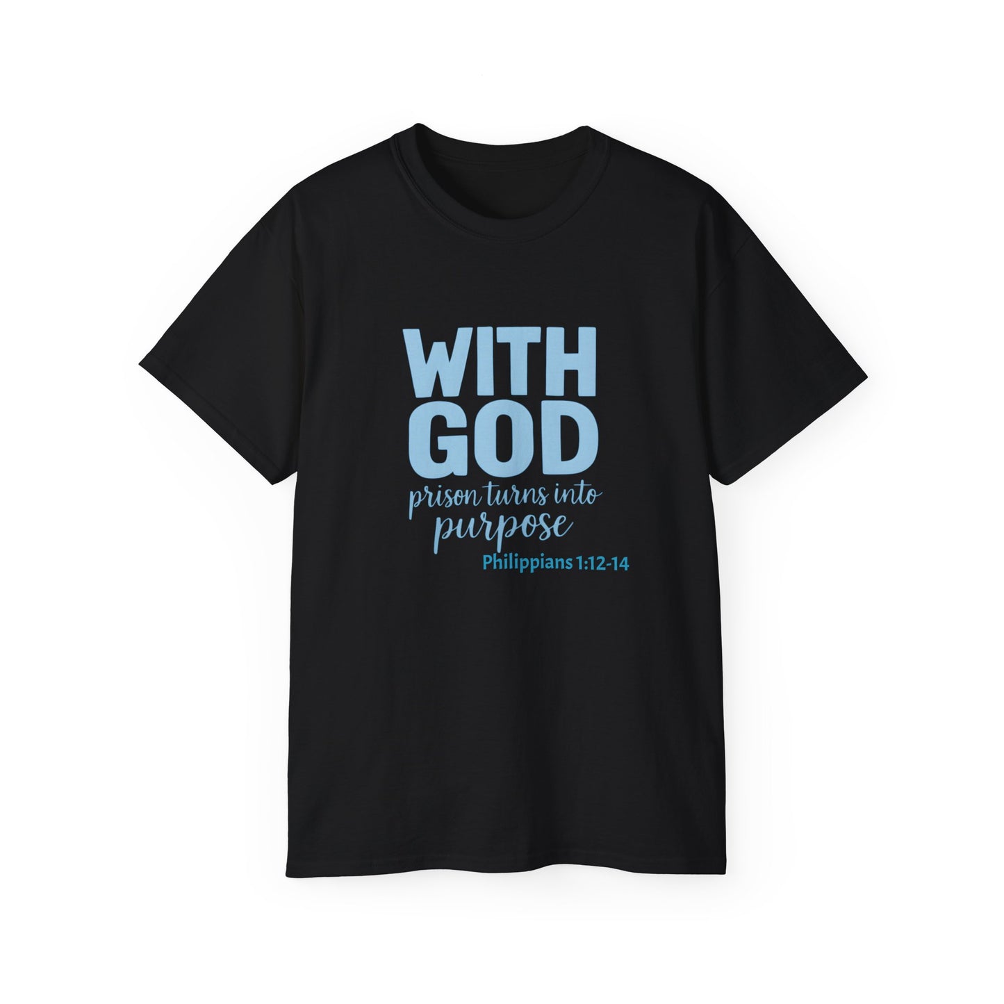 Inspirational Faith Tee, Unisex Ultra Cotton Tee, Christian T-Shirt, Bible Verse Shirt, Gift for Believers, Casual Everyday Wear