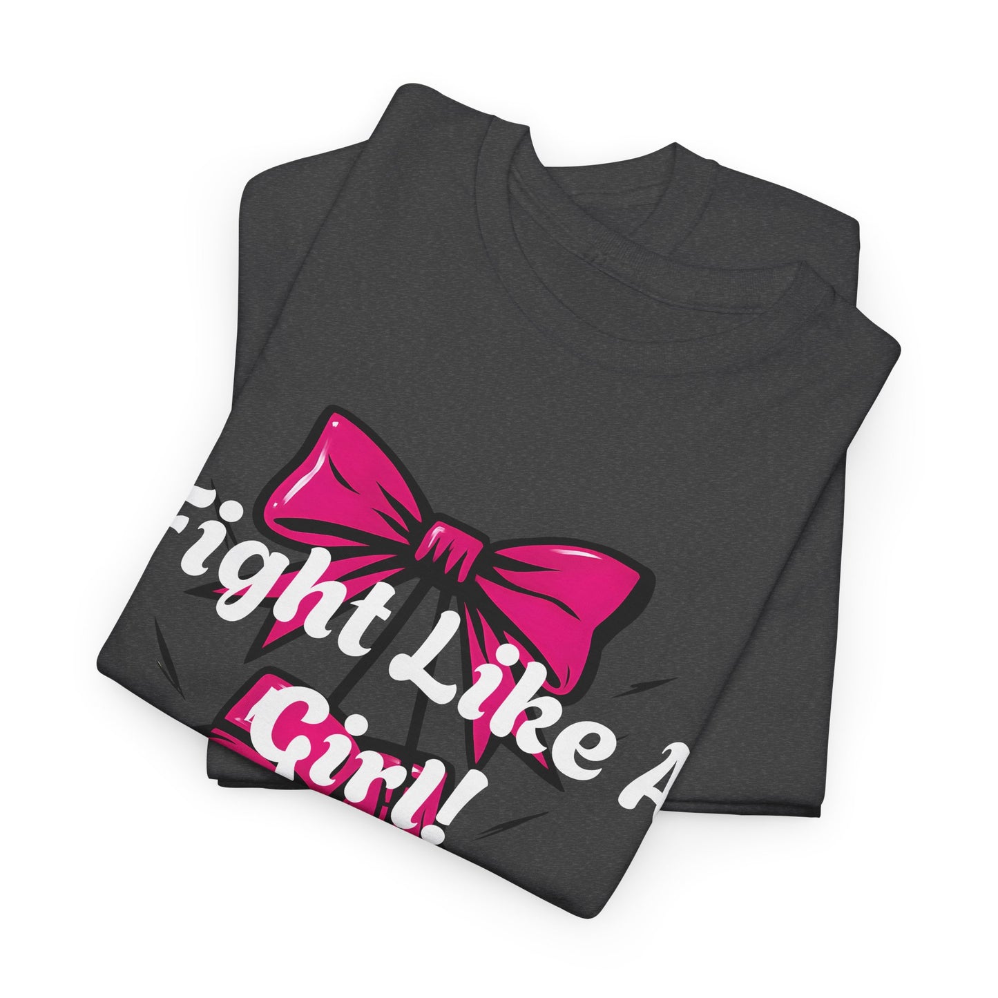 Empowering Fight Like A Girl Tee, Unisex Heavy Cotton Shirt, Fitness Gift, Inspirational Apparel, Strong Women T-Shirt, Breast Cancer [...]