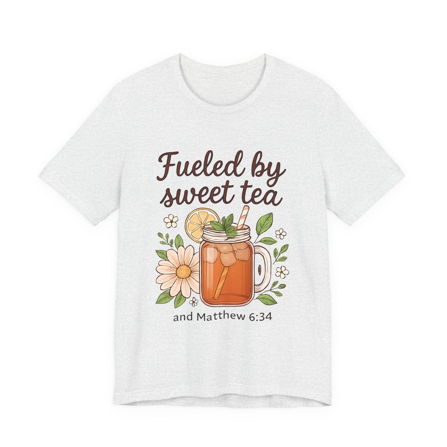 Sweet Tea Inspired Unisex Tee | Perfect for Summer Gatherings, Gifts for Tea Lovers, Relaxed Style, Casual Wear, Bible Verse Shirt