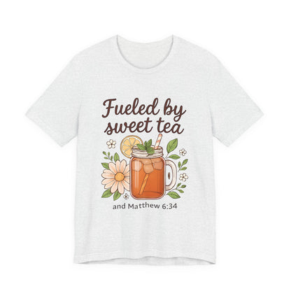 Sweet Tea Inspired Unisex Tee | Perfect for Summer Gatherings, Gifts for Tea Lovers, Relaxed Style, Casual Wear, Bible Verse Shirt