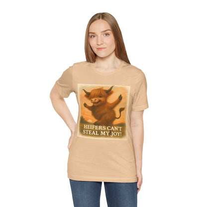 Joyful Heifer Unisex Tee - Perfect for Cow Lovers, Farm Life, Everyday Wear, Gifts, and Celebrations!