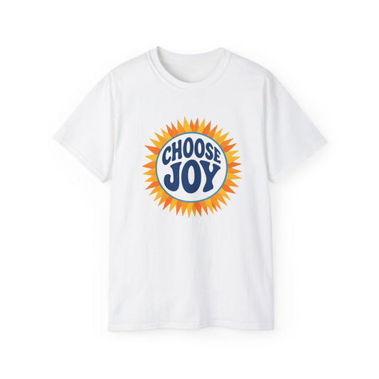 Choose Joy Unisex Ultra Cotton Tee, Positive Vibes Shirt, Motivational Tee, Gift for Friends, Casual Everyday Wear