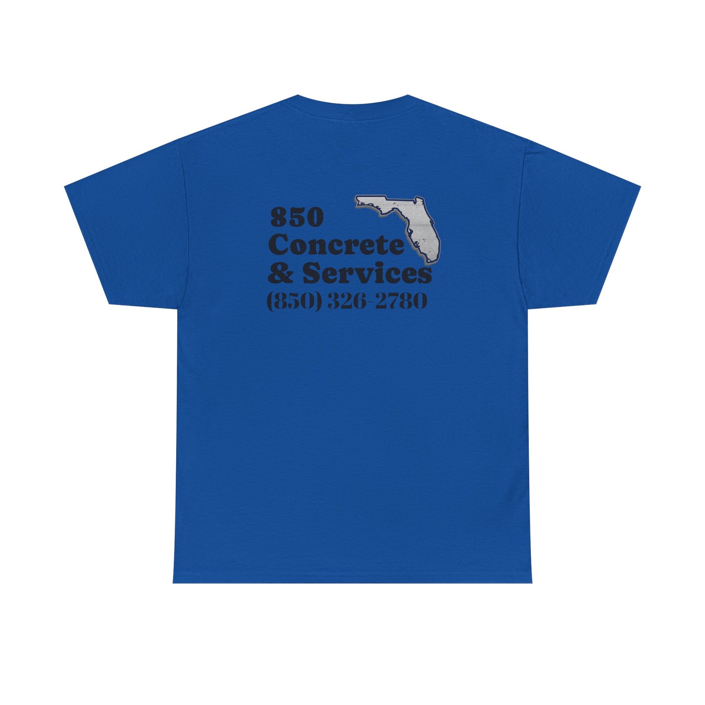 Custom Unisex Heavy Cotton Tee with Business Logo, Perfect for Workwear, Gift for Contractors, Promotional Use, Branding, Florida Services