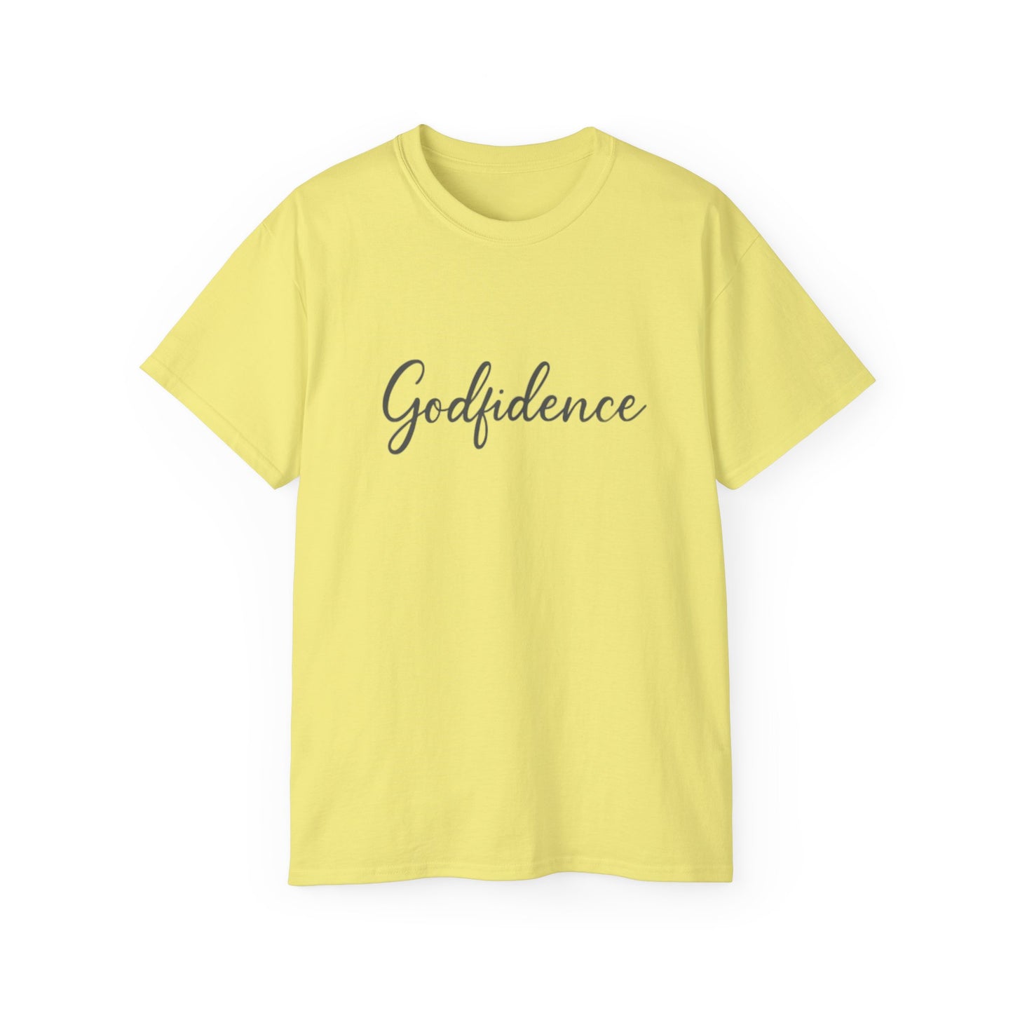 Godfidence Unisex Ultra Cotton Tee - Inspirational T-Shirt, Motivational Gift, Faith Apparel, Spiritual Wear, Casual Top