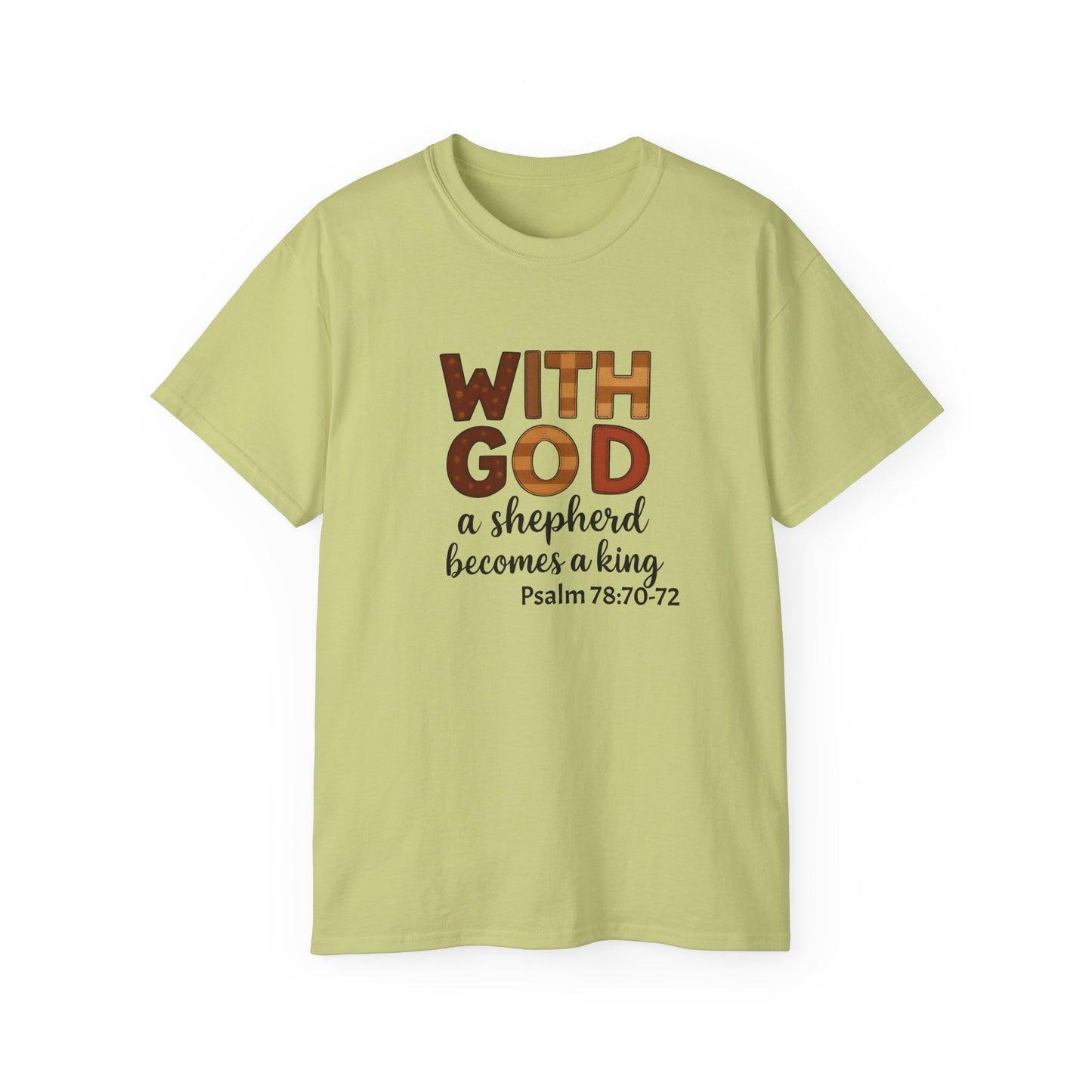 Christian Inspirational Tee, Faith Shirt, Bible Verse T-Shirt, Motivational Cotton Top, Gift for Believers, Unisex Casual Wear