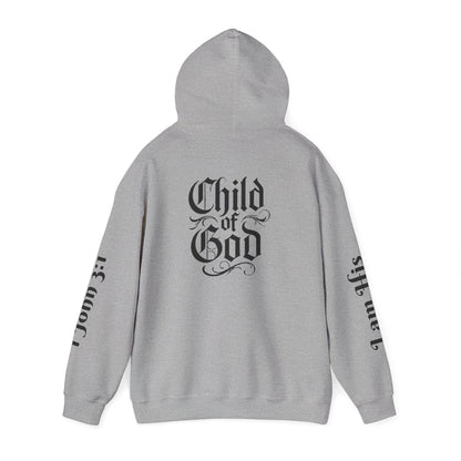 Child of God Hoodie | Unisex Heavy Blend Hooded Sweatshirt for Faith, Spirituality, Gifts, Church, Everyday Wear