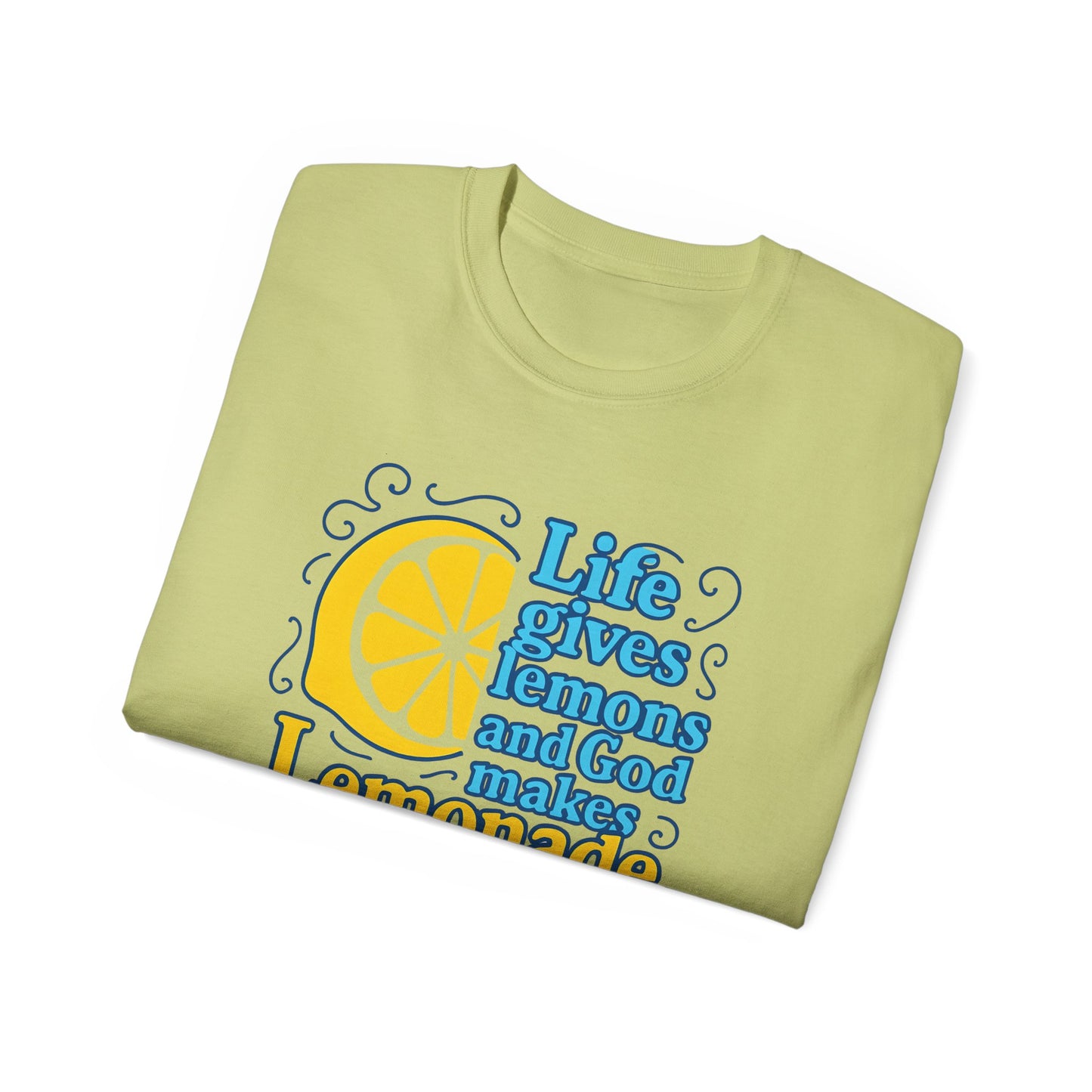 Life Gives Lemons Tee, Positive Quote T-Shirt, Unisex Cotton Shirt, Inspirational Gift, Casual Summer Wear, Lemonade Theme