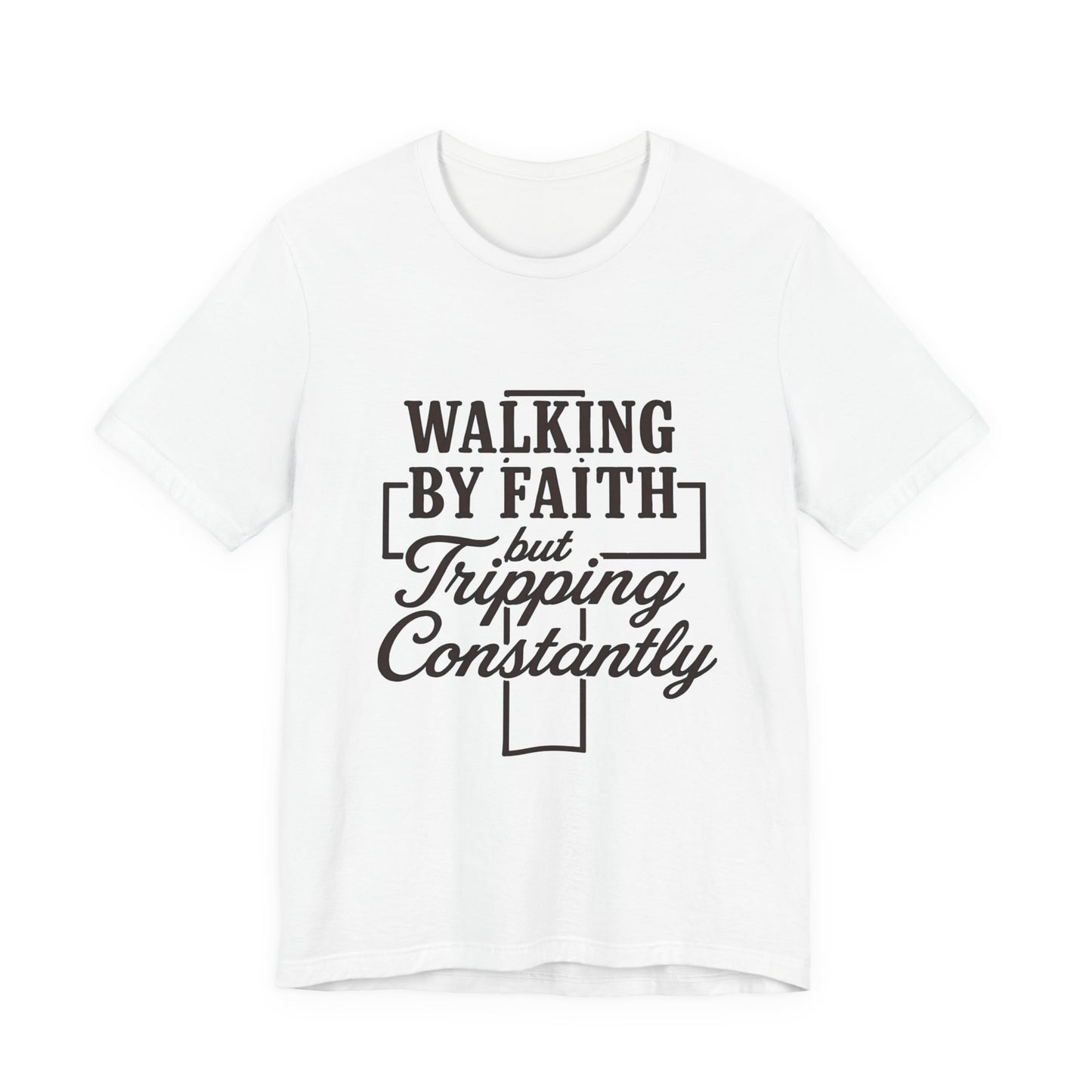 Faith-Inspired Unisex Tee | Walking by Faith Shirt, Christian Apparel, Inspirational Tee, Everyday Wear, Gift for Believers