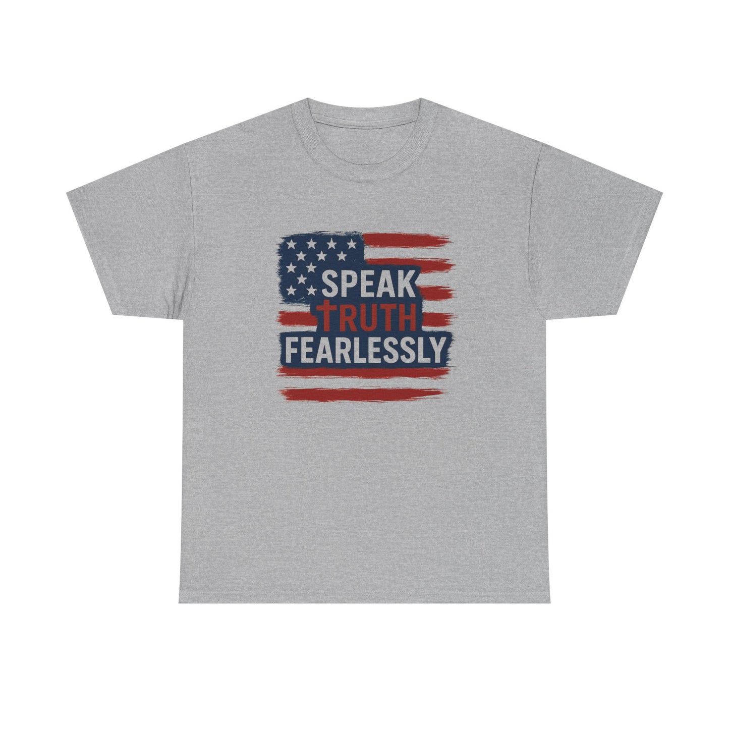 Unisex Cotton Tee: Speak Truth Fearlessly, Patriotic Shirt, Independence Day Gift, Casual Wear, Statement Tee, Gifts for Activists