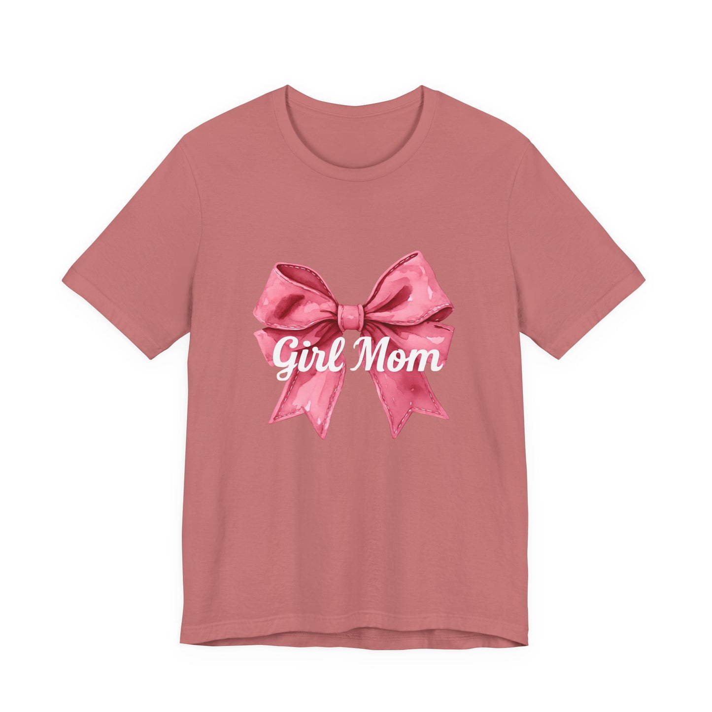 Cute Girl Mom T-Shirt | Unisex Jersey Tee for Moms, Mother's Day Gift, Family Matching Outfits, Birthday Present, Gift for Her