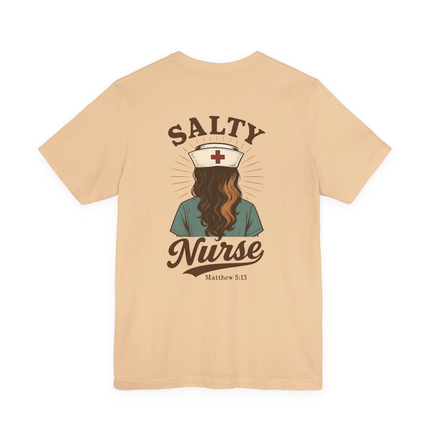 Salty Nurse Unisex Tee | Funny Nurse Shirt, Medical Apparel, Nurse Gift, Appreciation Gift, Healthcare Humor Tee