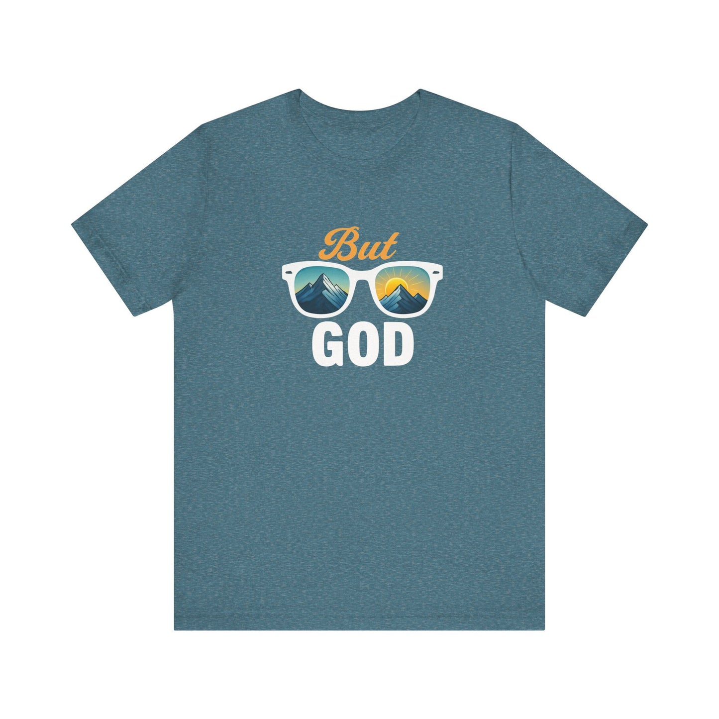But God Graphic Tee, Unisex Inspirational Shirt, Summer Adventure T-Shirt, Faith-Based Apparel, Casual Spiritual Gift