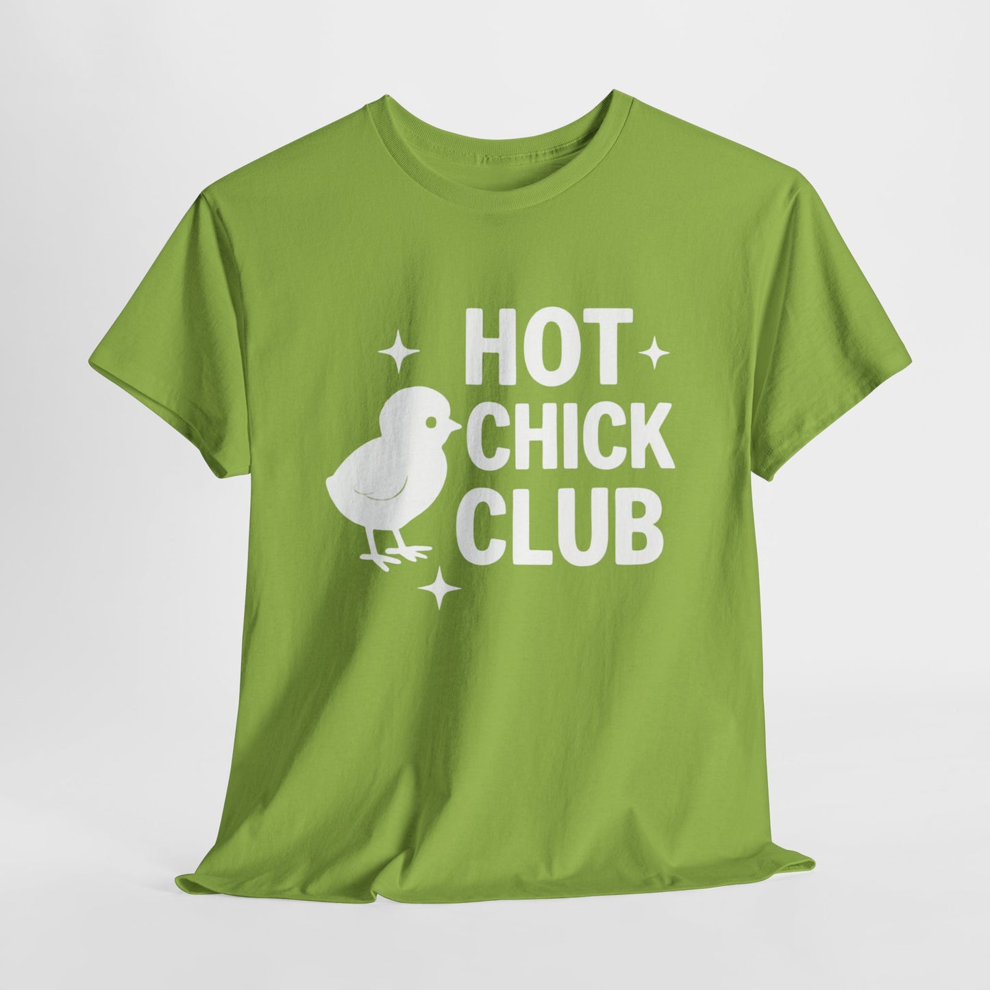 Hot Chick Club Unisex Heavy Cotton Tee, Fun Graphic T-Shirt for Trendy Women, Cute Casualwear, Perfect Gift for Chick Friends, Summer [...]