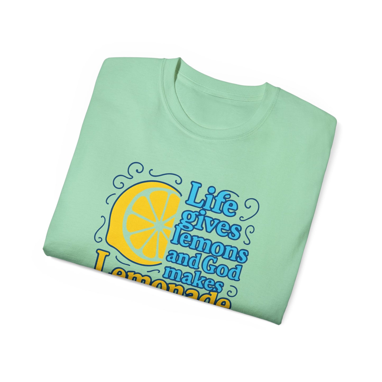 Life Gives Lemons Tee, Positive Quote T-Shirt, Unisex Cotton Shirt, Inspirational Gift, Casual Summer Wear, Lemonade Theme