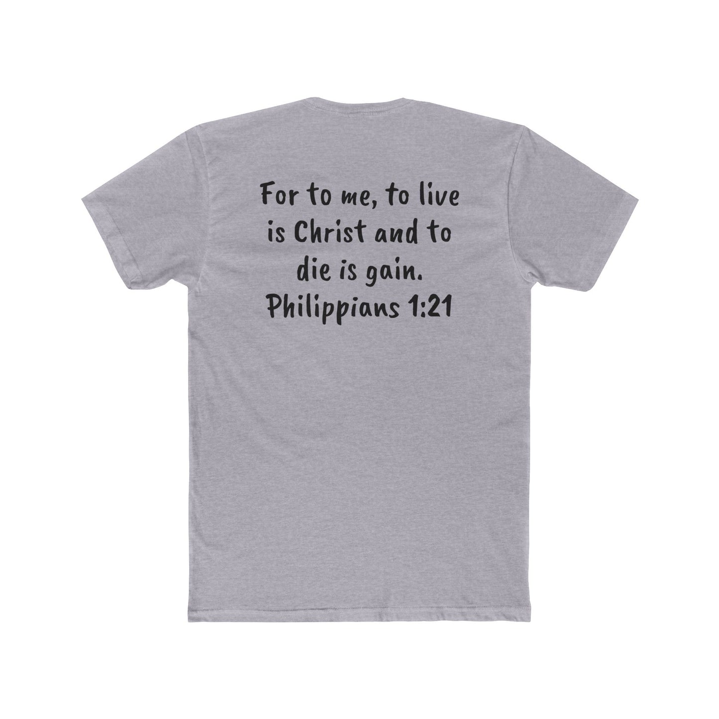Faith-Inspired Unisex Cotton Tee, Christian Apparel, Inspirational Shirt, Gift for Believers, Bible Verse Tee, Casual Wear