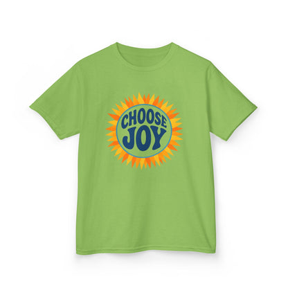 Kids Choose Joy Tee - Fun Cotton Kids T-Shirt, Positive Vibes, Birthday Gift, Youth Apparel, Everyday Wear, Summer Style