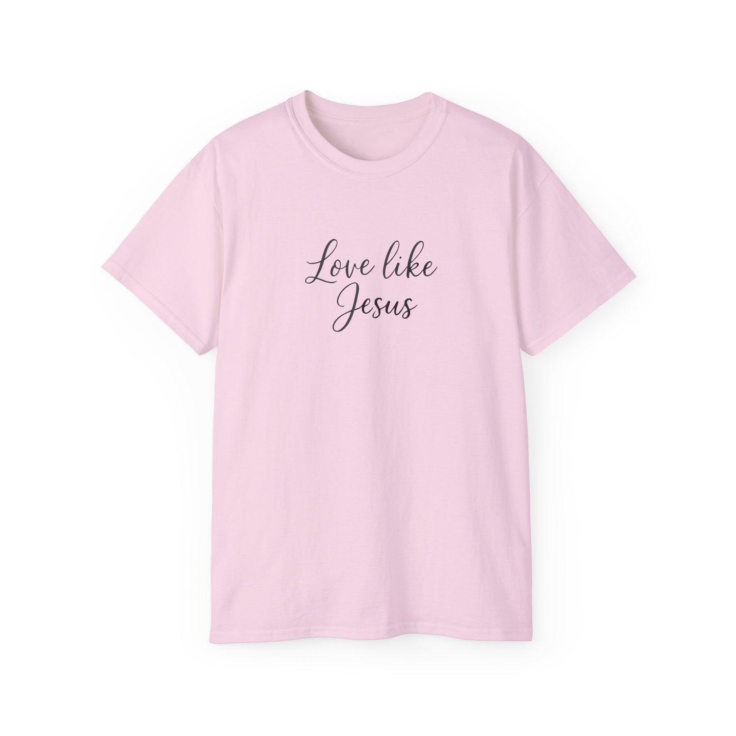 Unisex Ultra Cotton Tee - Love Like Jesus Shirt, Faith-Based T-Shirt, Inspirational Gift, Christian Apparel, Cozy Everyday Wear