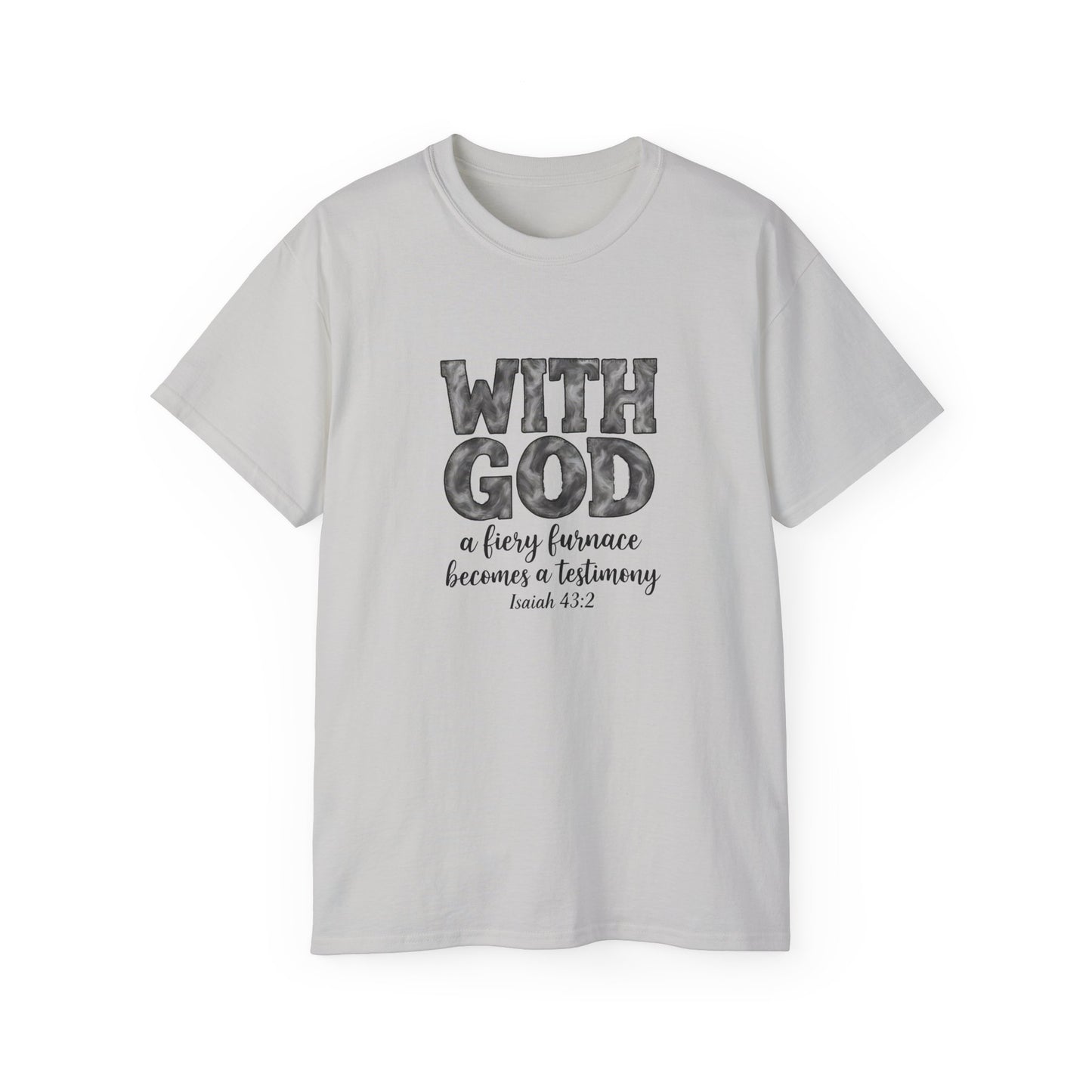 Inspirational Faith Tee, Motivational T-Shirt, Unisex Christian Shirt, Casual Everyday Wear, Gift for Believers, Bible Verse Apparel