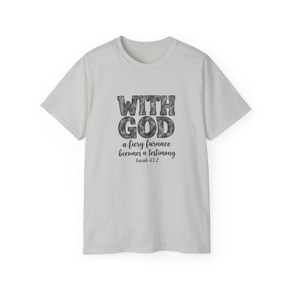 Inspirational Faith Tee, Motivational T-Shirt, Unisex Christian Shirt, Casual Everyday Wear, Gift for Believers, Bible Verse Apparel
