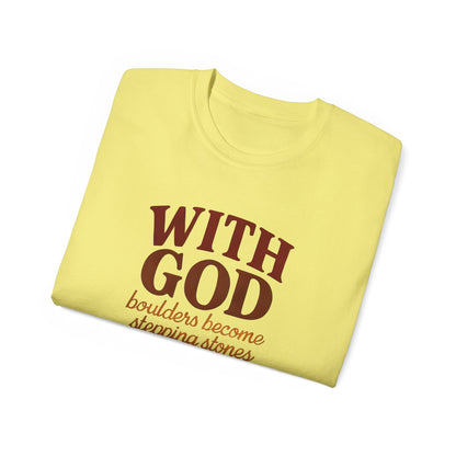 Faith-Inspired Unisex Tee, Inspirational T-Shirt, Spiritual Gift, Bible Verse Apparel, Christian Clothing, Everyday Wear