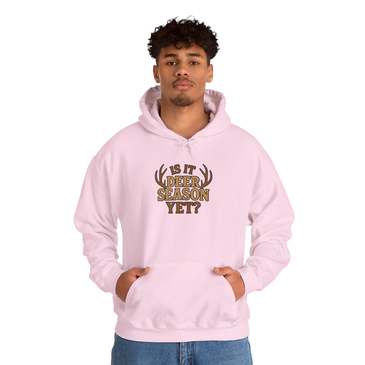 Deer Season Hooded Sweatshirt - Cozy Apparel for Hunters, Great for Fall Adventures, Camping, or Casual Outings, Gift for Outdoorsy Friends