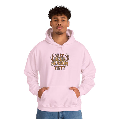 Deer Season Hooded Sweatshirt - Cozy Apparel for Hunters, Great for Fall Adventures, Camping, or Casual Outings, Gift for Outdoorsy Friends