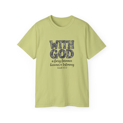 Inspirational Faith Tee, Motivational T-Shirt, Unisex Christian Shirt, Casual Everyday Wear, Gift for Believers, Bible Verse Apparel