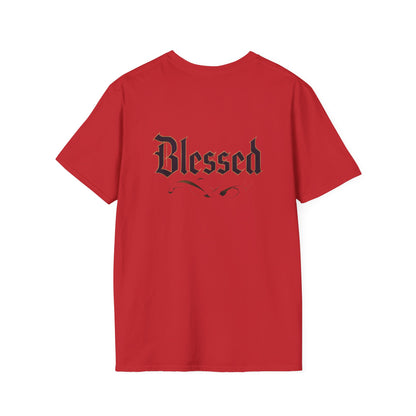 Blessed Unisex Softstyle T-Shirt for Everyday Comfort, Casual Wear, Gift for Friends, Spiritual Apparel, Summer Fashion