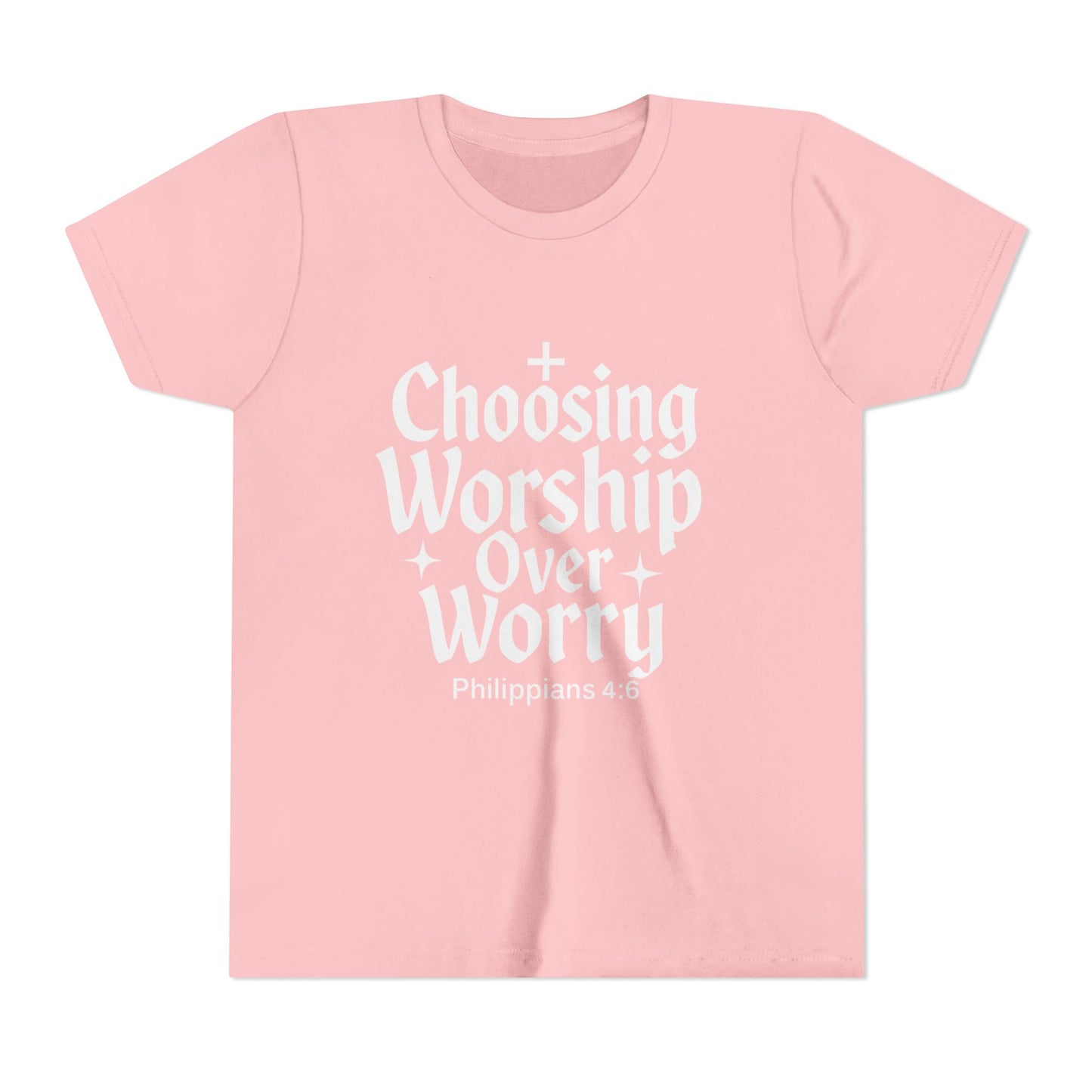 Youth Inspirational Tee - Choosing Worship Over Worry, Motivational Youth Shirt, Christian Apparel, Faith-Based Gift for Kids, [...]