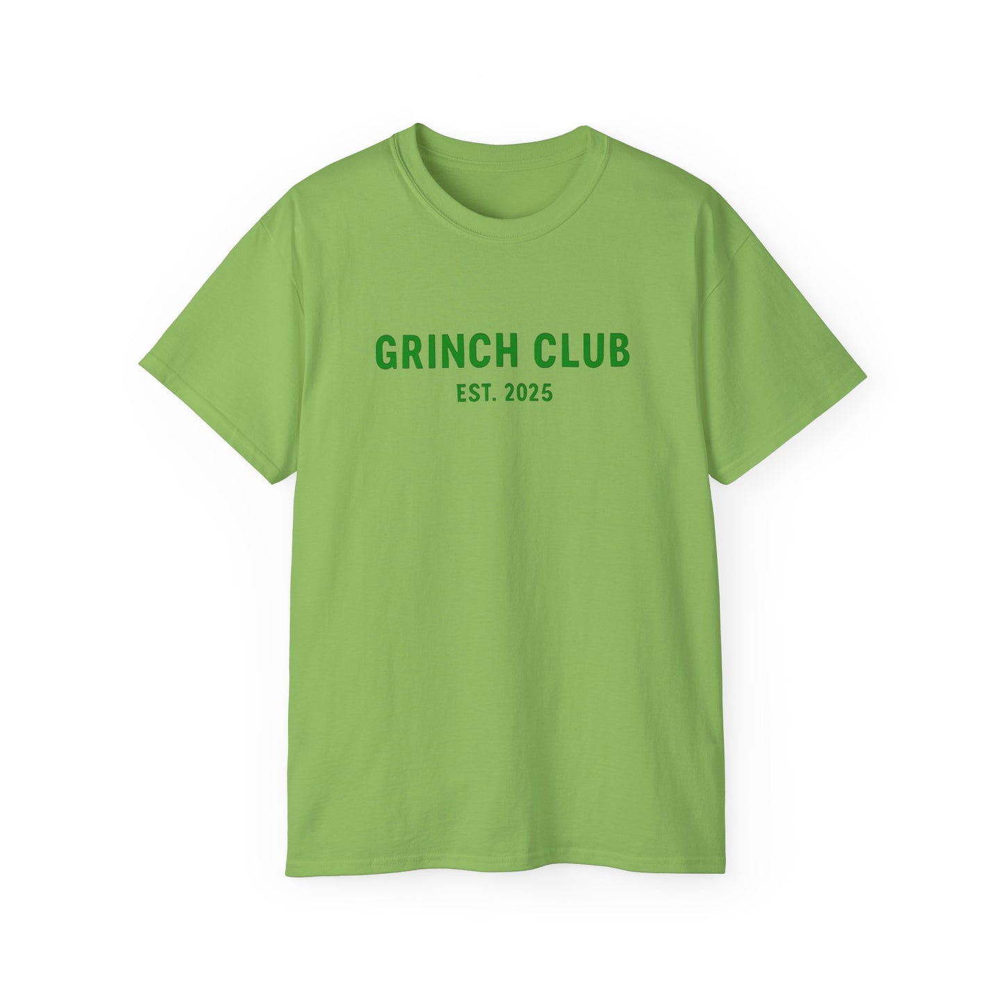 Grinch Club Tee — 'Grinch Club EST. 2025' Christmas Graphic T-Shirt