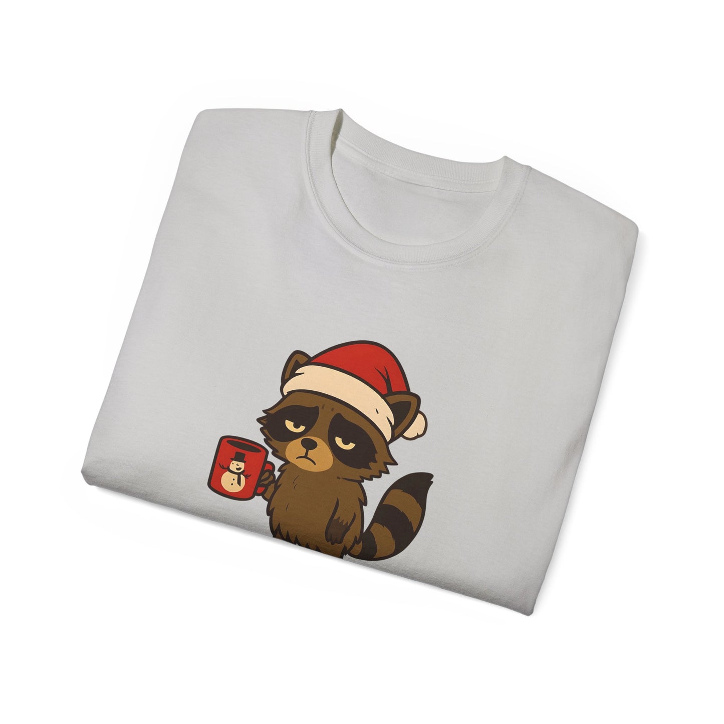 Christmas Raccoon Tee — "Probably just going to jingle part of the way" Holiday T-Shirt