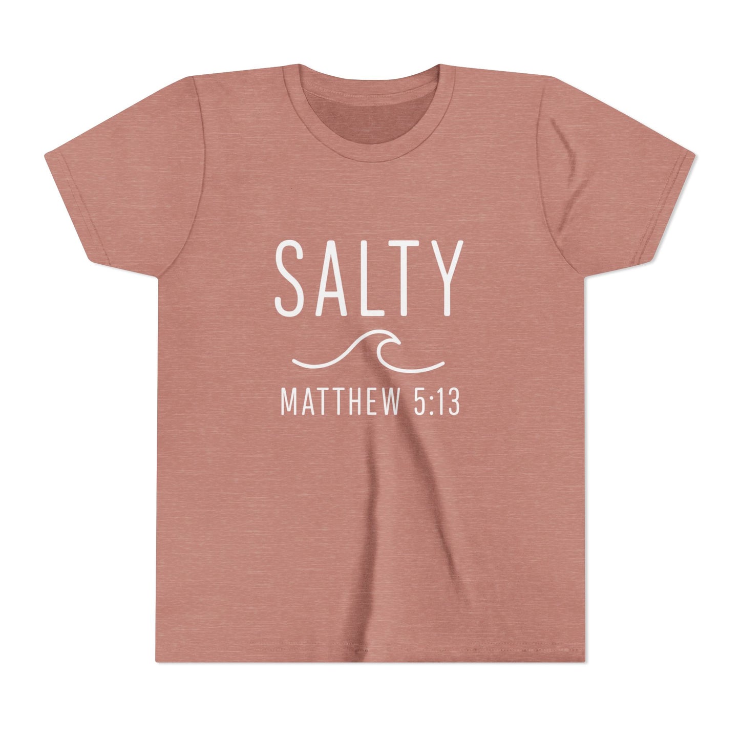 Salty Youth Tee - Spiritual, Fun, Summer Vibe, Perfect for Beach Days, Gifts, and Faith Celebrations