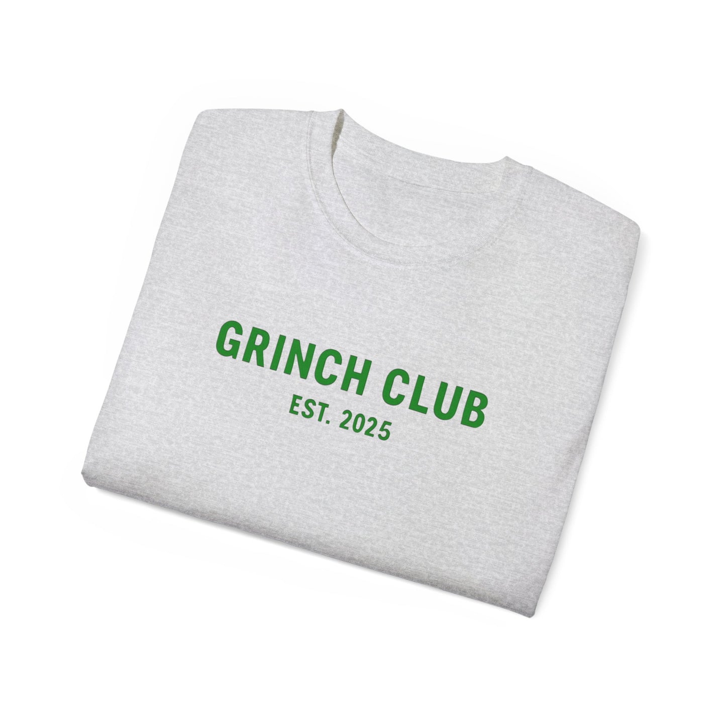 Grinch Club Tee — 'Grinch Club EST. 2025' Christmas Graphic T-Shirt