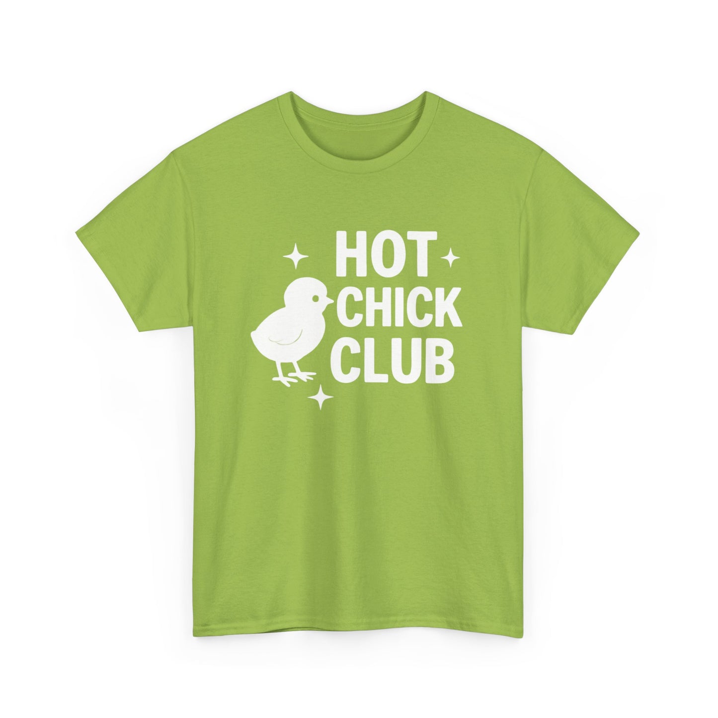 Hot Chick Club Unisex Heavy Cotton Tee, Fun Graphic T-Shirt for Trendy Women, Cute Casualwear, Perfect Gift for Chick Friends, Summer [...]