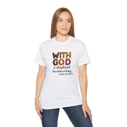 Christian Inspirational Tee, Faith Shirt, Bible Verse T-Shirt, Motivational Cotton Top, Gift for Believers, Unisex Casual Wear